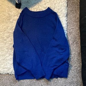 Blue women’s sweater barely worn.